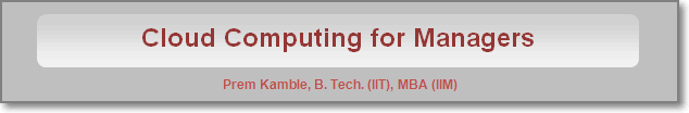 Cloud Computing for Managers